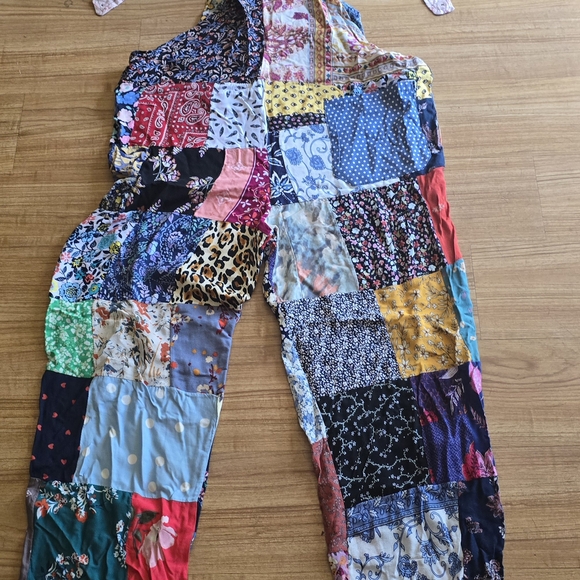 Patchwork Jumpsuit - Picture 4 of 10